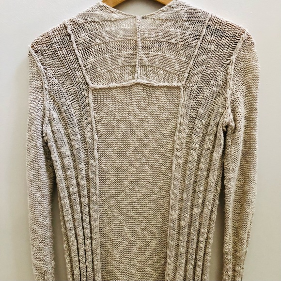 Free People Maxi Cardigan Sweater Oatmeal Free Spirit XS - Picture 10 of 11
